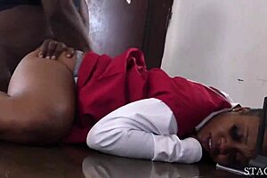 How does naughty Eke fuck her master for top scores?!