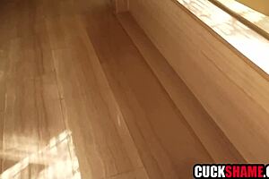 blonde milf wife cheats on cuck hubby taking bwc deep in shower spanking session