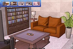 bunkered with femboy 10 as milf teases his cumshot