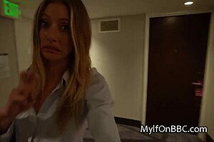 Blondes Overwhelmed By Big Black Cocks In Foursome Bliss