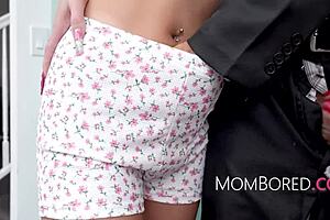 WOW, this french maid serves the perfect monster cock!