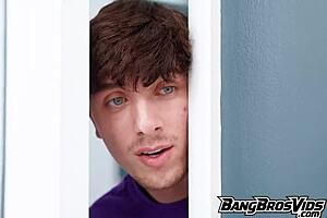 i can't resist carmen caliente's big tits after her steamy shower fuck