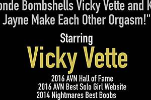 Blonde Bombshells Vicky Vette & Katy Jayne Finger To Orgasm