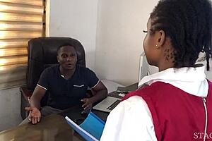 How does naughty Eke fuck her master for top scores?!