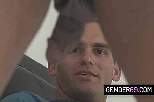 Stepson pounds trans stepmom mara nova's tight hole