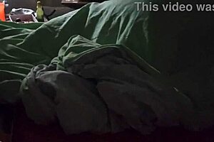 Voyeuristic Old Man Films Chubby Mexican Wife in Bedroom