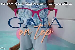 kinky blonde milf anal gaping poolside, drinks piss from squirting ass fuck mouthful