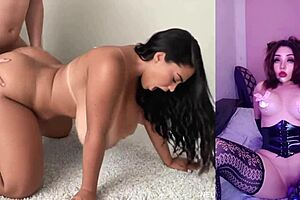 thick milf with mega tits rides stepson while i stroke off