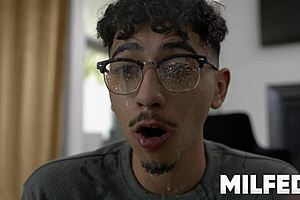 Step Mom Coated In Hot Cum Explosion