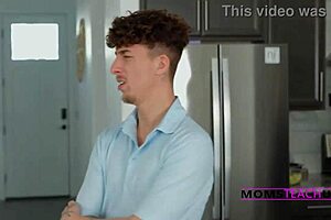 stepson punished by busty stepmom at oktoberfest creampie