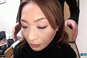 uhh the casting got wild... busty asian milf joins for creampie threesome craving!