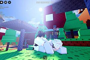 roblox return turns into rough slut gangbang fuck