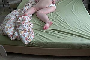 home cam spies chubby pawg wife fingering pussy to cum in white panties