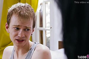 mature stepmom texas patti spots her stepson stroking that big thing