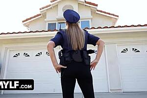 horny stepmilfs punish stepsons wendy's cop uniform creampie justice 😏👮‍♀️💦