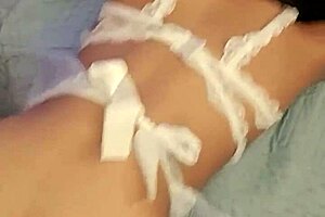 horny mexican maid gives amateur blowjob in bedroom