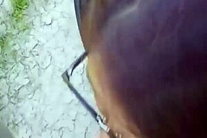 chattin with slutty mature wife gettin bent over outdoor by stranger