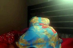 ebony mommy with big natural tits rides monster black cock