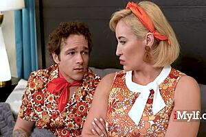 80s desperate stepmom begs for fat cock in her wet mommy pussy!