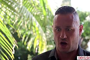 Milf homeowner fucks buyer desperately trying to close the house sale deal