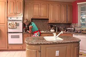 milf big tits bound in chains, gagging cock before chained missionary fuck