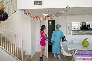 my stepmom anya olsen blowjob at grad party