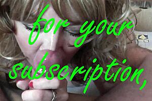 Blonde Wife Deepthroats Neighbor's Huge Cock For Cheek Cumshot Humiliation