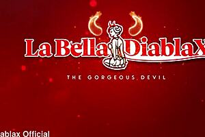 sexy latina milf labelladiablax squirts hard on fat bbc