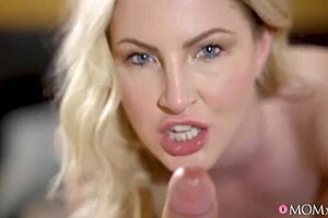 cheating blonde milf fucks bellboy while calling husband