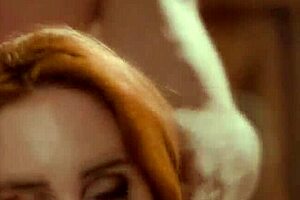 Stepson jumps in as stepdad pounds stepmom's pussy hard