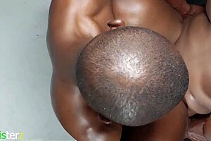 big ass ebony mom arrives for massage but ends up riding monster cock doggystyle