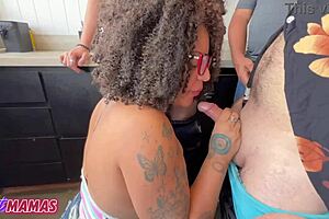 mature wife anal fucked double in threesome cuckold watch