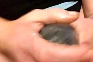 First time feeling two cocks stretch your pussy in dp gangbang?