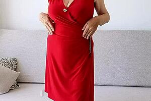 Caught Peeping on Busty Milf in Lingerie Now She Punishes with Sweet Blowjob