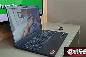 Agatha mama skips class for BBC creampie pussy pounding