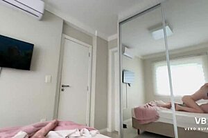 sharing bed leads to hot latina madrastra culona roleplay milking