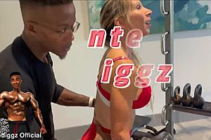 bbc slut hotwife chokes on personal trainer's monster cock preview dripping wet