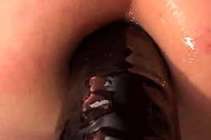 wanna see sexy milf take huge dildo anal then get fucked quick?