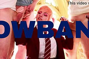 milf and stepdaughter guide your cock wanking session together