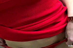 german wife quick elevator cheat fuck gaggin on stranger cock