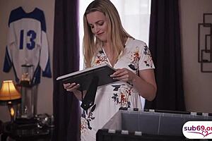 blonde milf fucks hard just for you