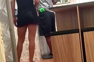 Belinha hotwife flashes seduces delivery guy then uber moto driver scores double cumshots in mouth!