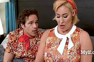 80s desperate stepmom begs for fat cock in her wet mommy pussy!