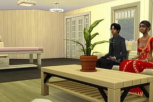 Indian stepmom massages virgin stepson turning into creampie relief!