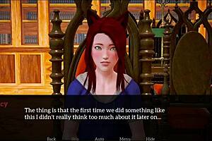 Teen redhead milf plays erotic ass game with big tits family