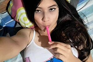 niñera cachonda chupándotela hasta correrte dos veces 😍🍆💦 big tits latina ass