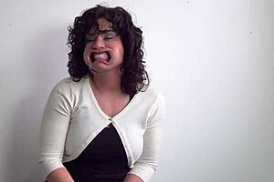 Gag Reflex Destroyed In Humiliating Deepthroat Bondage For Dumb Slut Karen