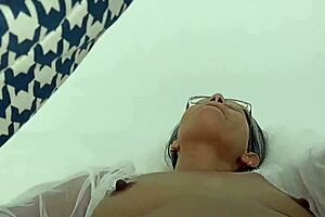 i catch stepsis masturbating in bed and slide into her sheets... so hot in spanish!