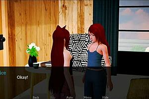 Teen redhead milf plays erotic ass game with big tits family