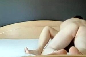 stepson pounds fat asian stepmom doggystyle while dad works